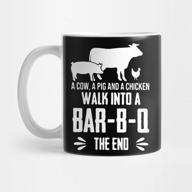 A Cow A Pig And A Chicken Walk Into A Bar-B-Q by Pelman